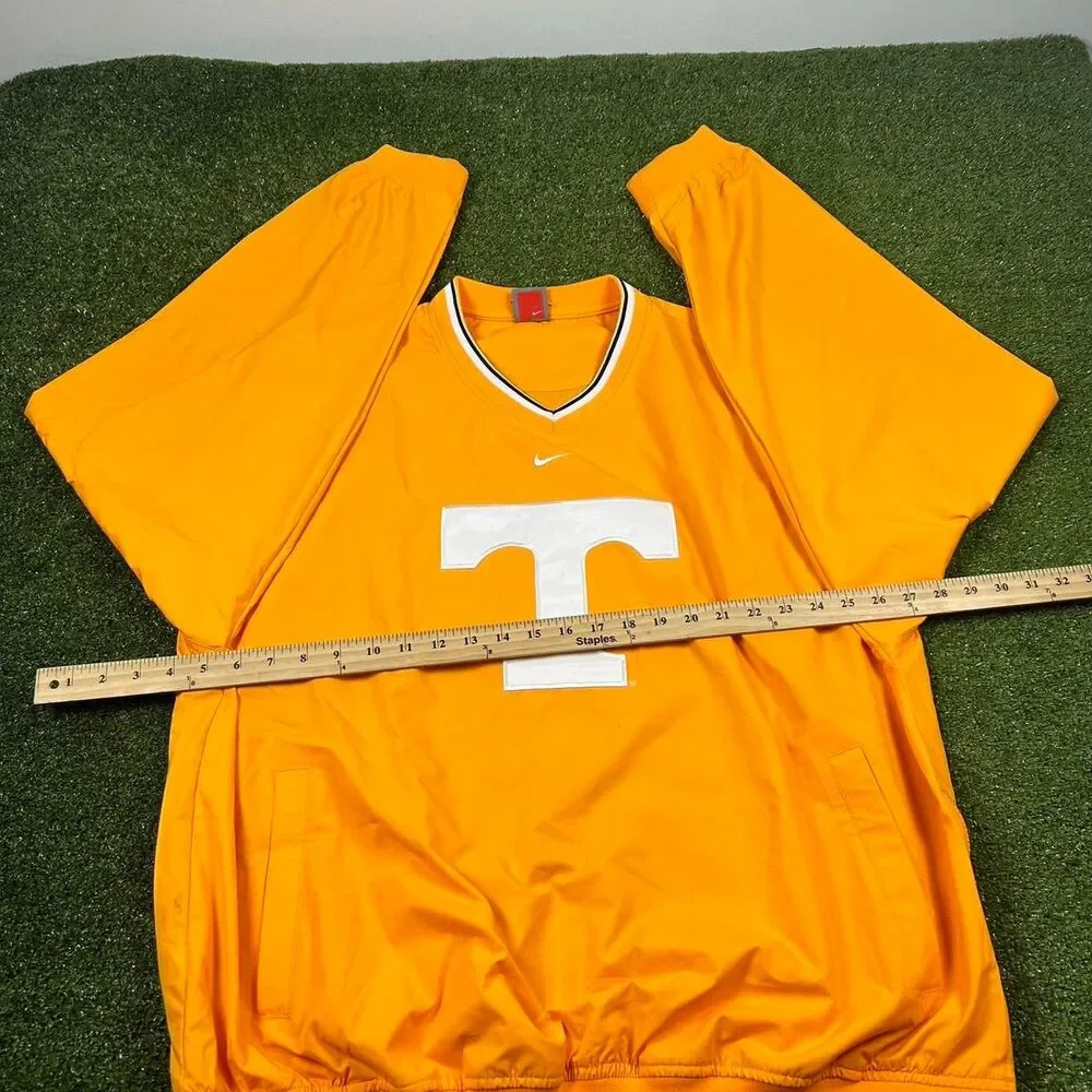 Nike Men's Orange and Yellow Jacket